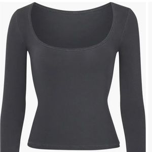 SKIMS vintage square neck top